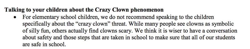 Illustration for article titled Here Are The Best And Most Ridiculous Evil Clown Safety Alerts